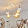 Musland Plafondlamp Chroom, Wit, 2-lichts