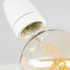 Musland Plafondlamp Chroom, Wit, 1-licht