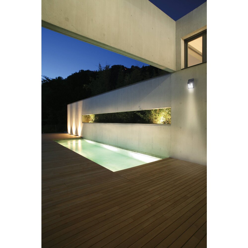 Eglo REFLECT Solarlamp LED Zwart, 4-lichts, Bewegingsmelder main product photo