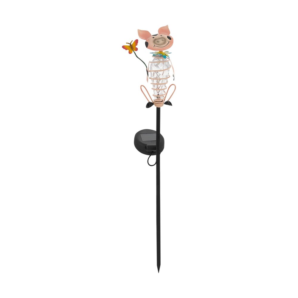 Eglo SCHWEINCHEN Solarlamp LED Zwart, 4-lichts main product photo
