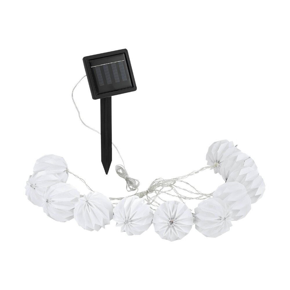 Eglo BALL Solarlamp LED Wit, 10-lichts main product photo