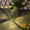 Mesan Solarlamp LED Zwart, Zilver, 1-licht