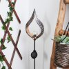 Rovinj Solarlamp LED Koperkleurig, Zwart, 1-licht
