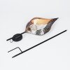 Rovinj Solarlamp LED Koperkleurig, Zwart, 1-licht