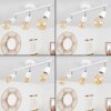 Musland Plafondlamp Chroom, Wit, 3-lichts