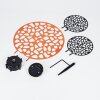 Mesan Solarlamp LED Roest, Zwart, 2-lichts