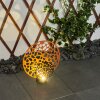 Mesan Solarlamp LED Roest, Zwart, 2-lichts