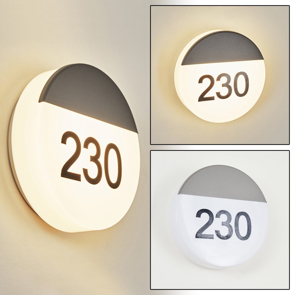 Eppeland Huisnummer verlichting LED Antraciet, 1-licht main product photo