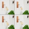 Musland Muurlamp Bruin, Chroom, 1-licht