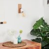 Musland Muurlamp Bruin, Chroom, 1-licht