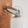 Musland Muurlamp Bruin, Chroom, 1-licht