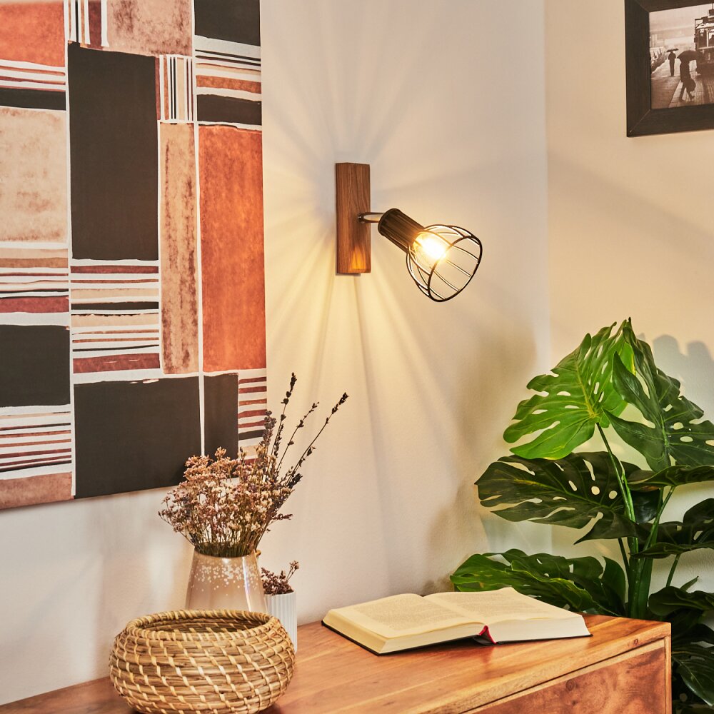 Sognefest Muurlamp Bruin, Chroom, 1-licht main product photo