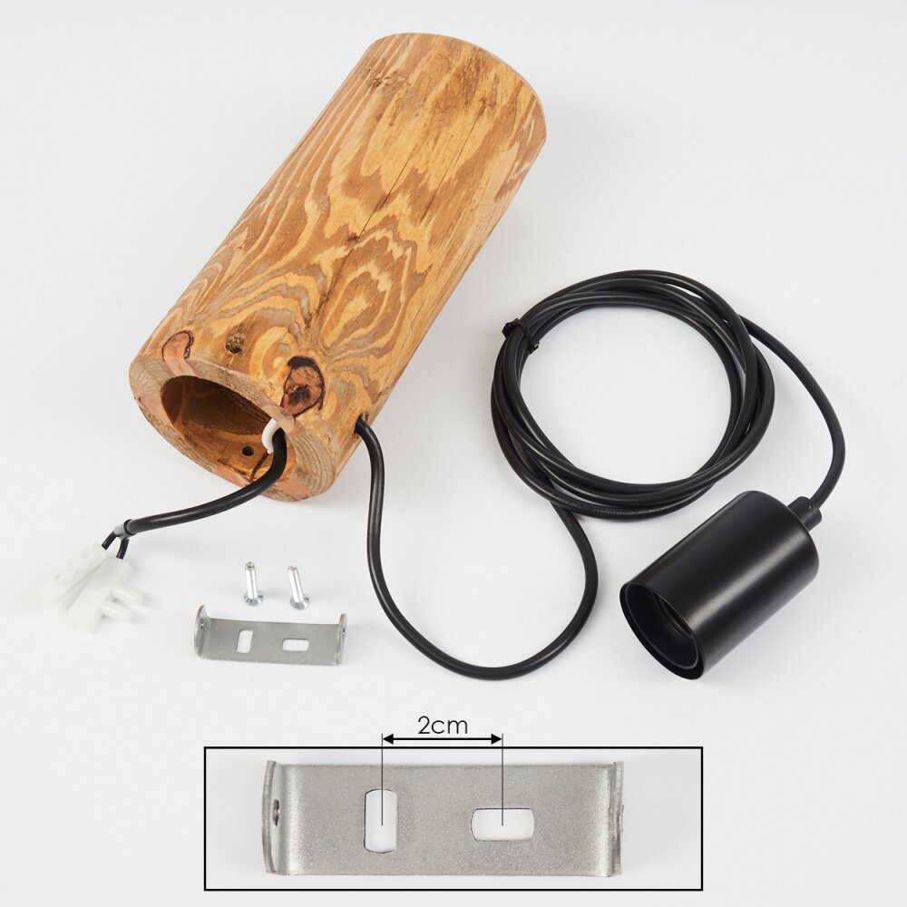 Canedo Muurlamp Bruin, 1-licht