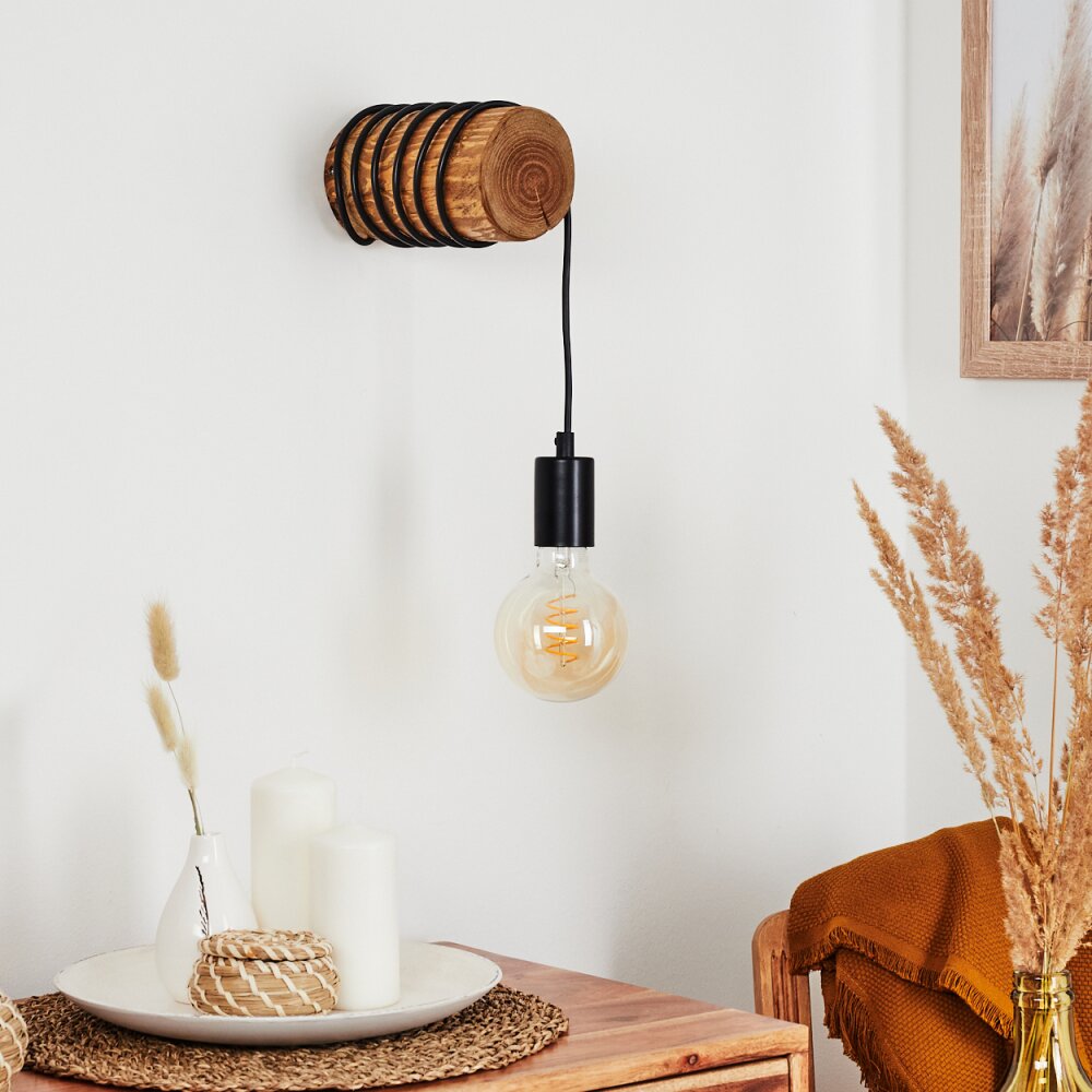 Canedo Muurlamp Bruin, 1-licht