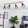 Sognefest Plafondlamp Bruin, Chroom, 4-lichts