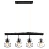 Globo MINA Hanger Zwart, 4-lichts