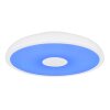 Globo RAFFY Plafondlamp LED Zwart, Wit, 1-licht, Afstandsbediening, Kleurwisselaar