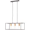 Brilliant Arica Hanglamp Zwart, 3-lichts
