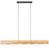 Brilliant Trabo Hanglamp Hout licht, Zwart, 6-lichts