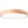 Brilliant Slimline Plafondlamp LED Hout licht, Wit, 1-licht