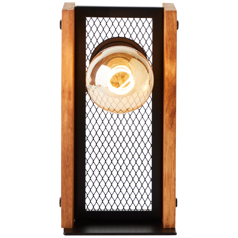 Brilliant Calandra Tafellamp Hout licht, Zwart, 1-licht main product photo