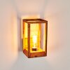 Leset Buiten muurverlichting Bruin, houtlook, 1-licht