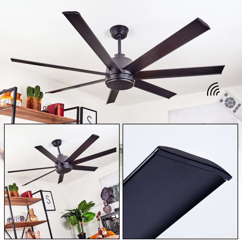 Aargaard plafondventilator Zwart, Afstandsbediening main product photo