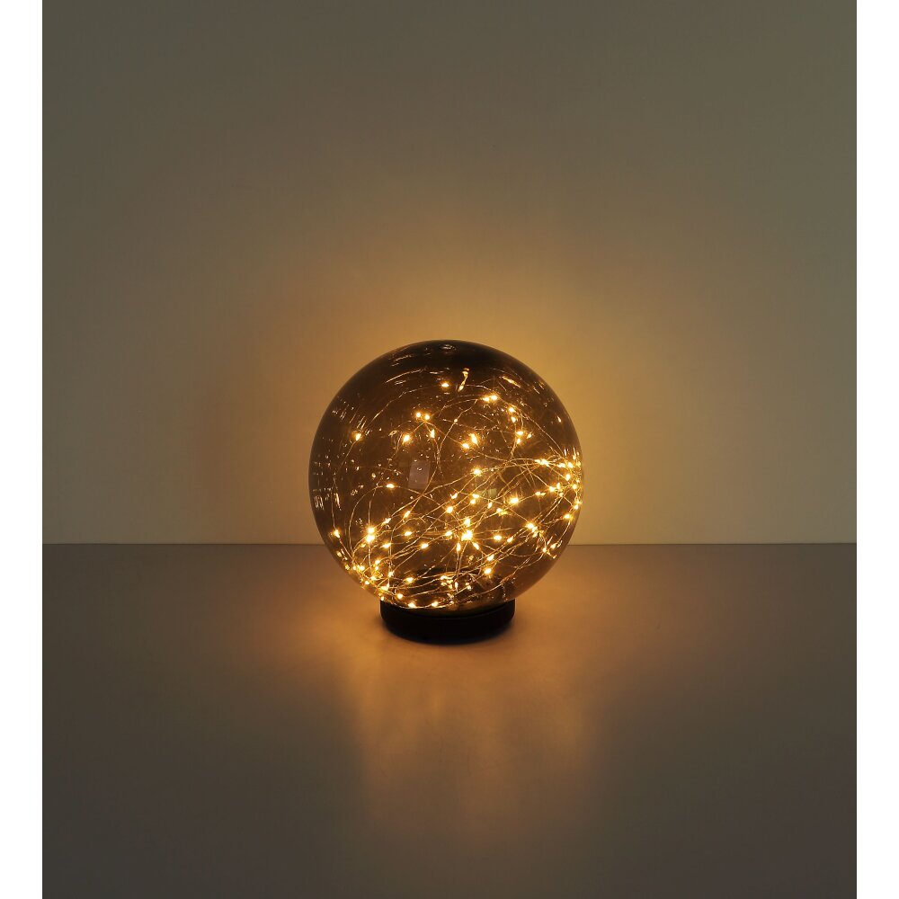 Globo  Solarlamp LED Zwart, 30-lichts