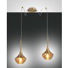 Fabas Luce Apollo Hanglamp Messing, 2-lichts