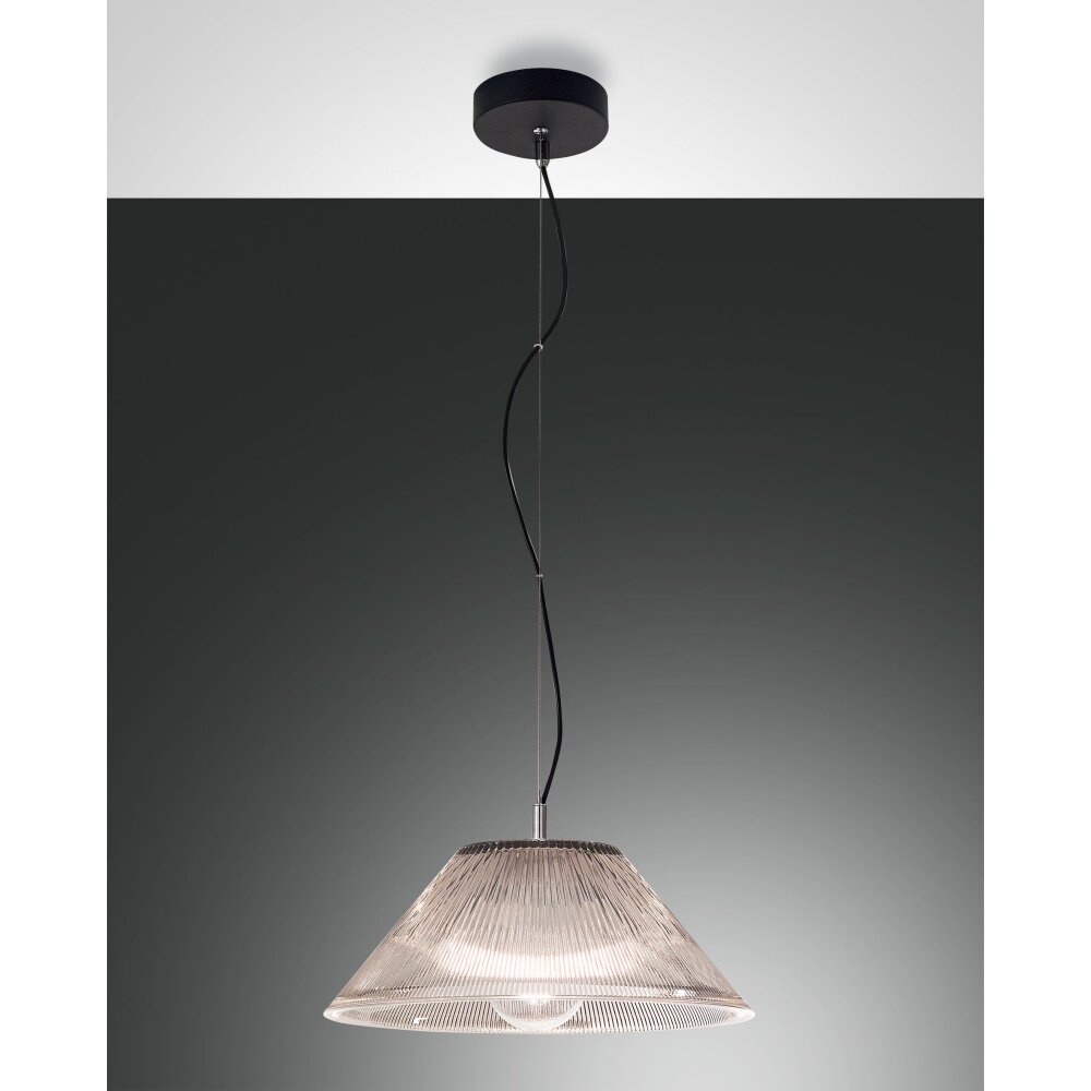 Fabas Luce Salento Hanglamp Zwart, 1-licht main product photo