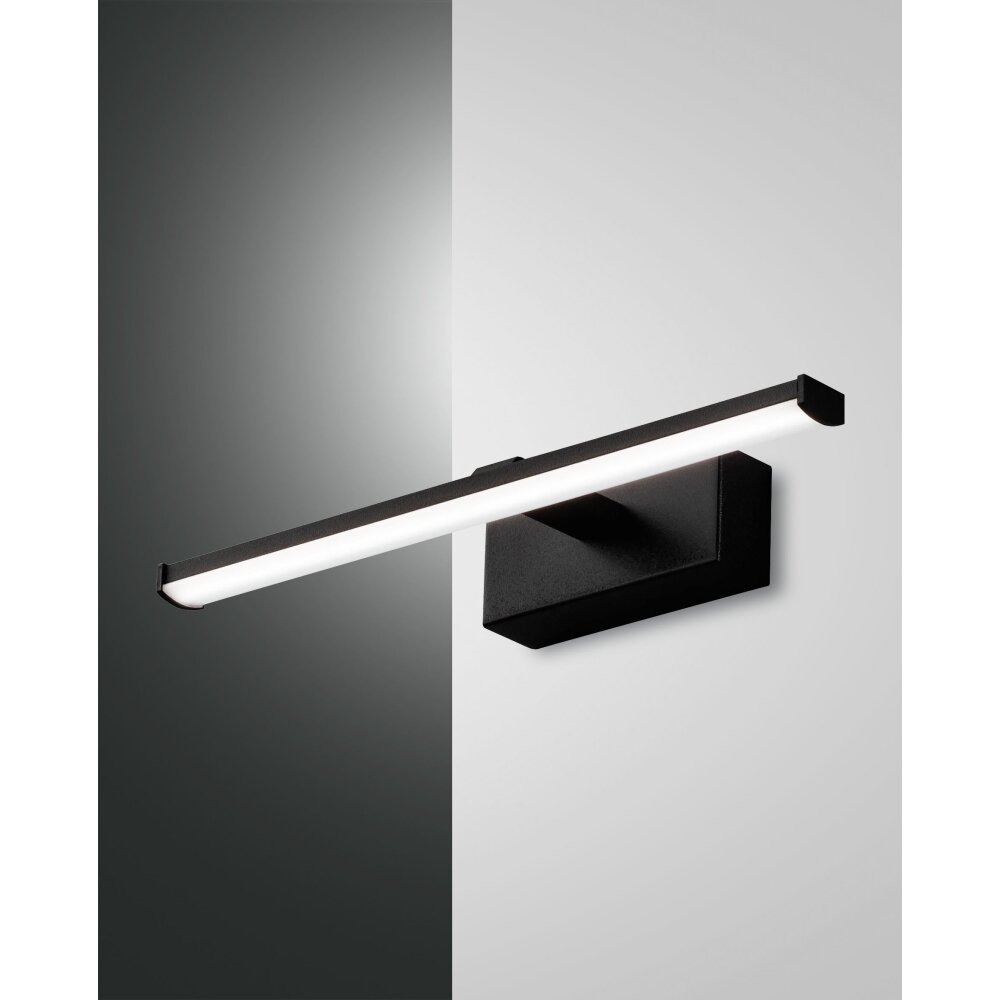 Fabas Luce Nala Muurlamp LED Zwart, 1-licht main product photo