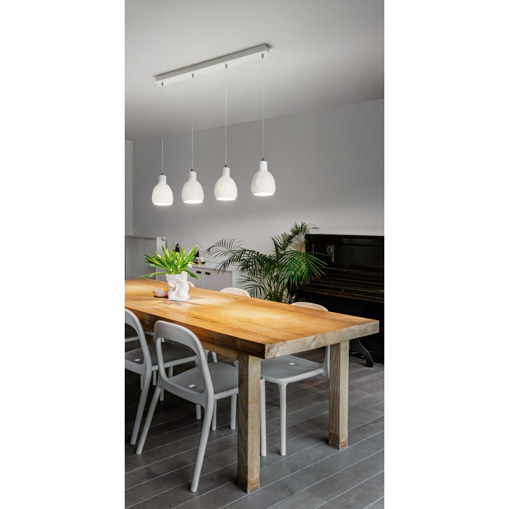 Fabas Luce Marina Hanglamp Wit, 4-lichts main product photo