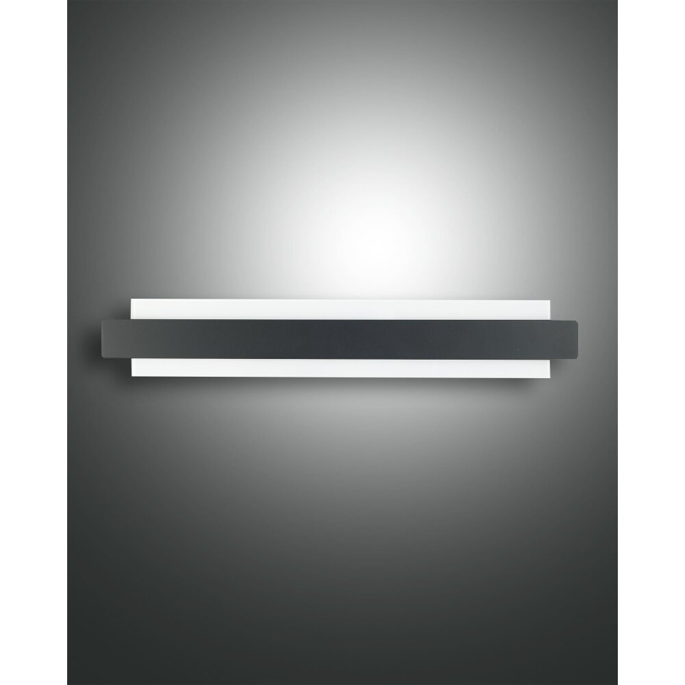 Fabas Luce Regolo Muurlamp LED Zwart, 1-licht main product photo