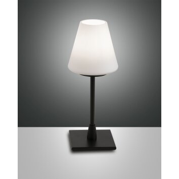 Fabas Luce Lucy Tafellamp LED Zwart, 1-licht