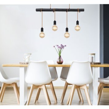 Globo LEO Hanger Zwart, 4-lichts Globo LEO Hanger Zwart, 4-lichts