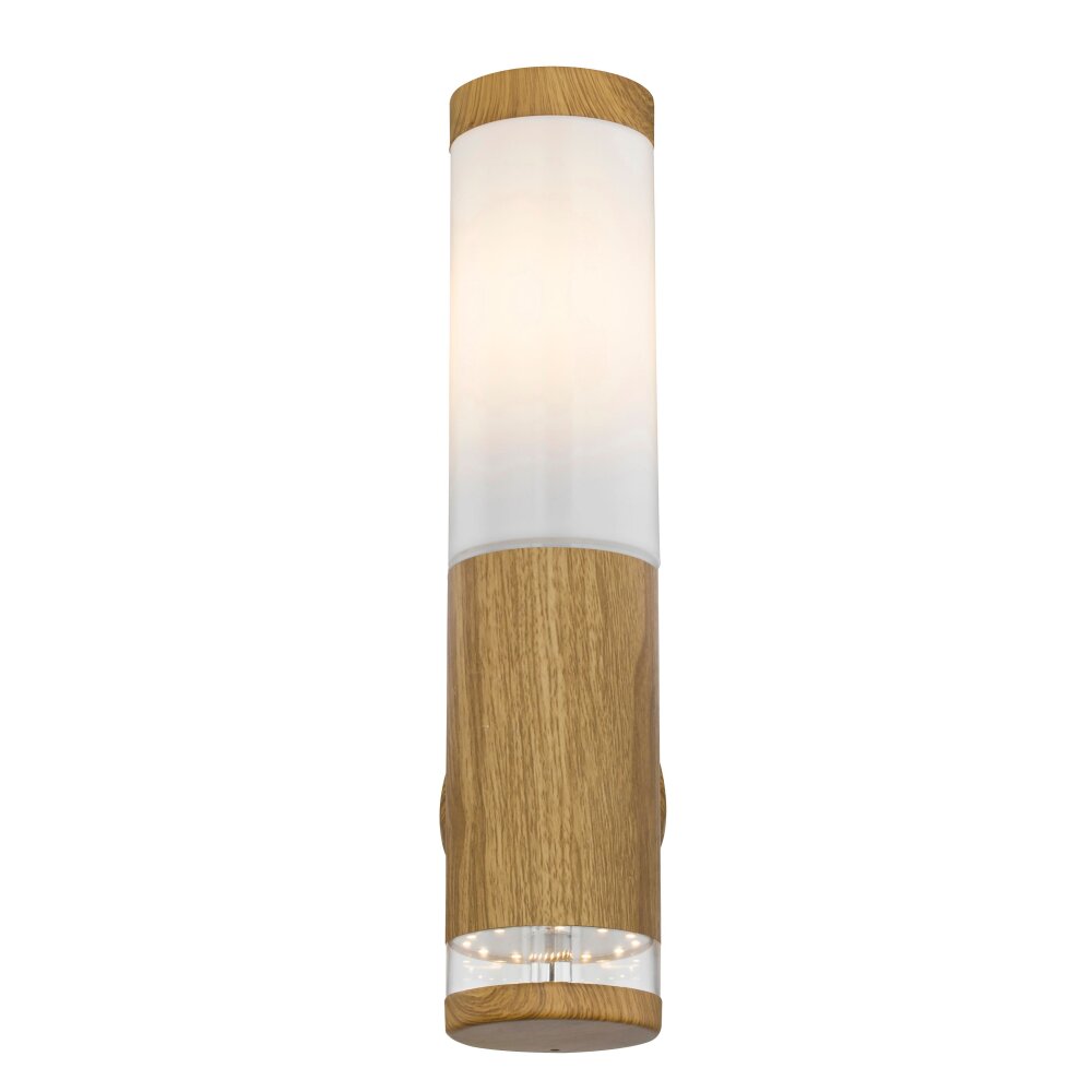 Globo JAICY Buiten muurverlichting houtlook, 1-licht