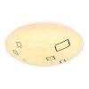 Globo LAVA Plafondlamp LED Wit, 1-licht