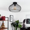 Rogsvolden Plafondlamp Zwart, 1-licht