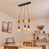 Canedo Hanglamp Natuurlijke kleuren, Zwart, 3-lichts