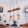 Canedo Hanglamp Donkerbruin, Zwart, 3-lichts