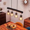 Gondo Hanglamp Zwart, 4-lichts