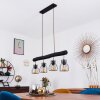 Gondo Hanglamp Zwart, 4-lichts
