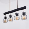 Gondo Hanglamp Zwart, 4-lichts