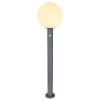 Globo OSSY Padverlichting Antraciet, 1-licht, Bewegingsmelder