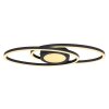 Globo REGGY Plafondlamp LED Zwart, 1-licht