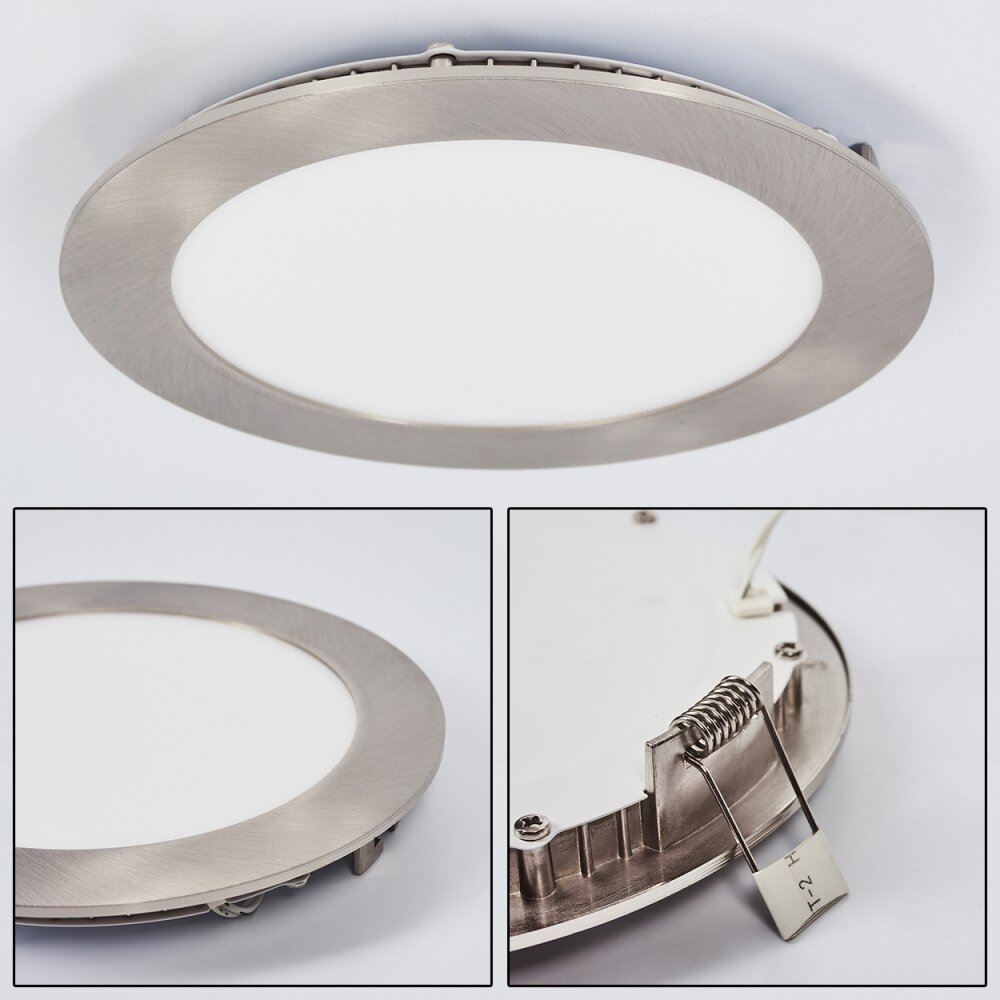 Finsrud Inbouw verlichting LED Nikkel mat, 1-licht main product photo