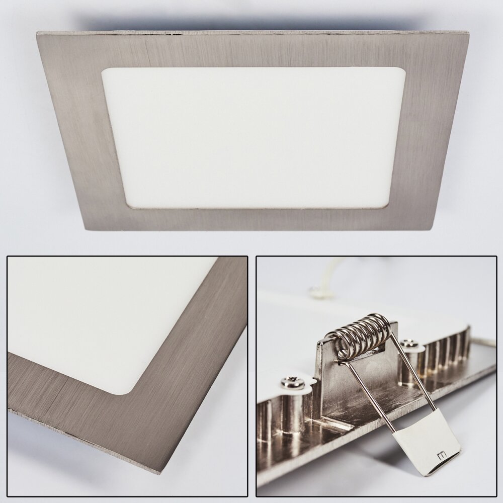 Finsrud Inbouw verlichting LED Nikkel mat, 1-licht main product photo
