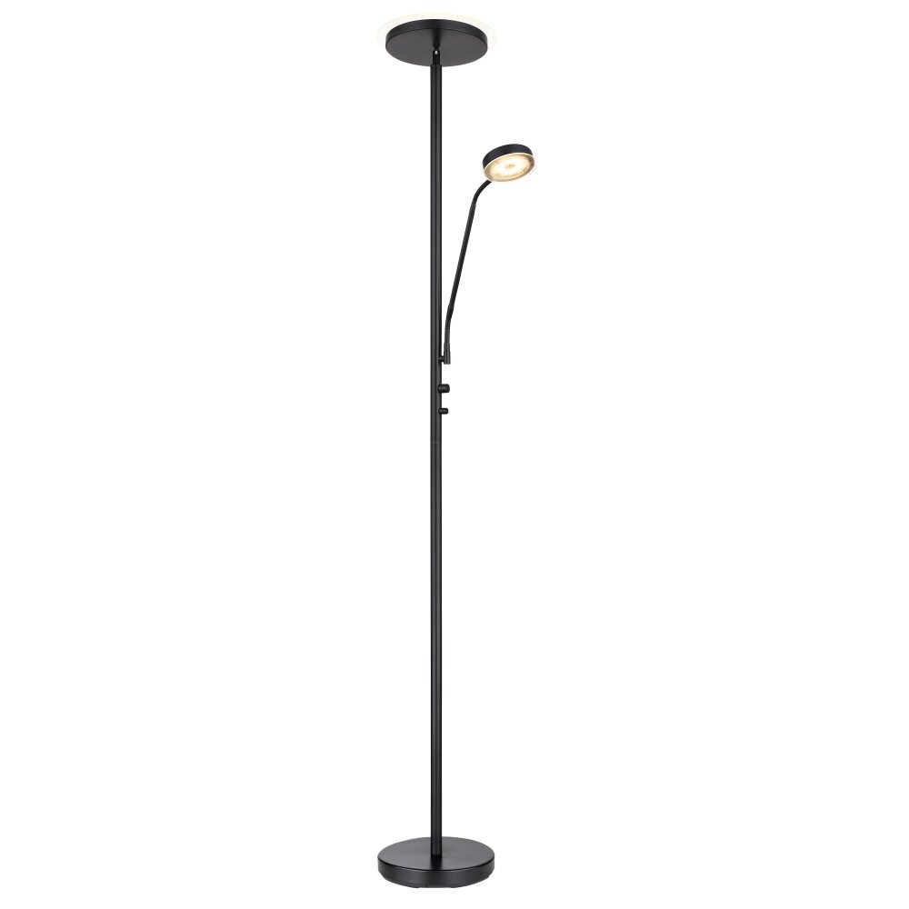 Globo ERNST Staande lamp LED Zwart, 1-licht main product photo