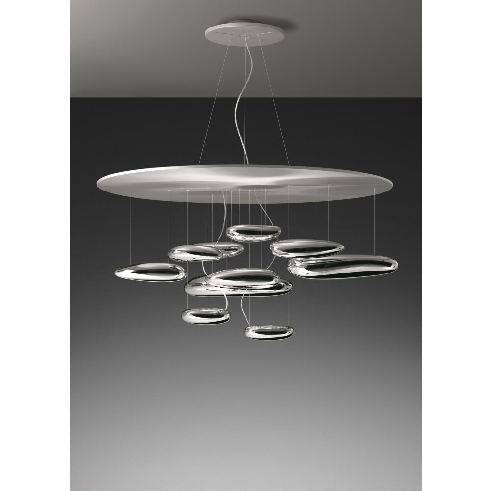 Artemide Mercury Hanglamp LED Chroom, 1-licht main product photo