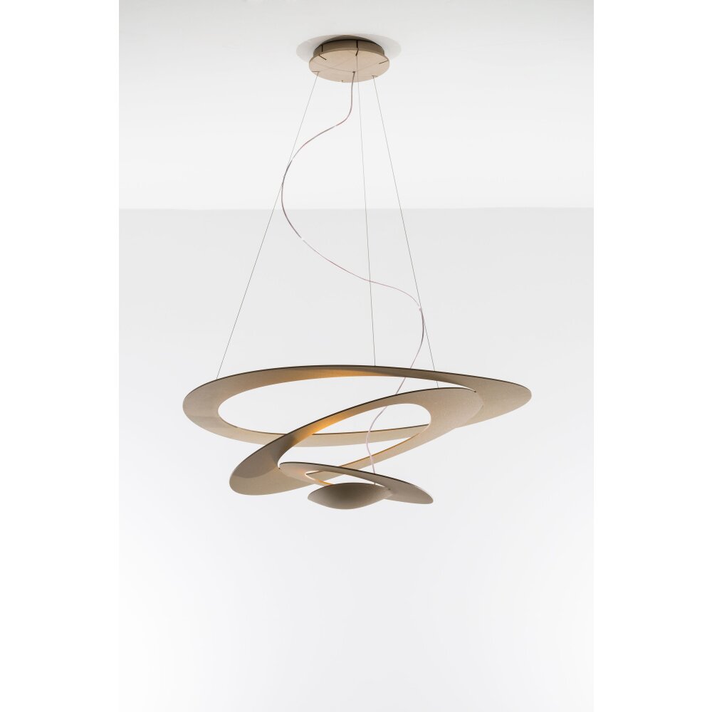 Artemide Pirce Hanglamp LED Goud, 1-licht main product photo